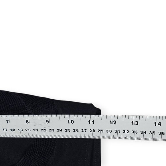 Athleta Black Performance Tank Top - Women's Small - Ribbed Trim - Picture 6 of 10